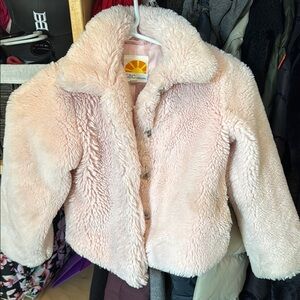 Pink Fleece Kids Jacket